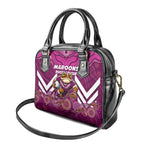Custom Maroons Cane Toad Shoulder Handbag Queensland Rugby