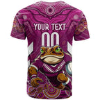 Custom Maroons Cane Toad T Shirt Queensland Rugby