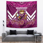 Custom Maroons Cane Toad Tapestry Queensland Rugby