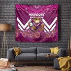 Custom Maroons Cane Toad Tapestry Queensland Rugby