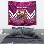 Custom Maroons Cane Toad Tapestry Queensland Rugby