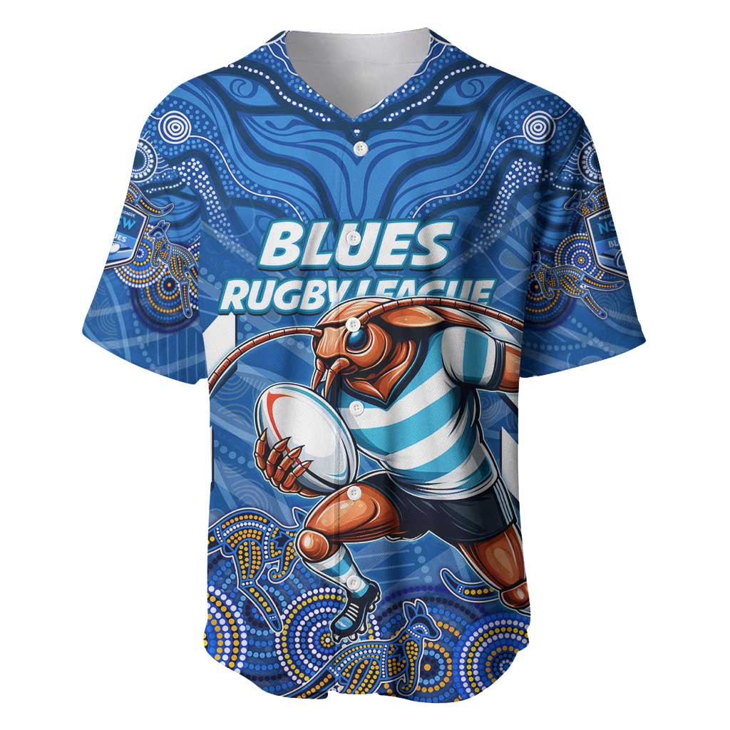Custom Blues Cockroaches Baseball Jersey New South Wales Rugby