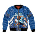 Custom Blues Cockroaches Bomber Jacket New South Wales Rugby