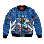 Custom Blues Cockroaches Bomber Jacket New South Wales Rugby