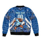 Custom Blues Cockroaches Bomber Jacket New South Wales Rugby