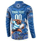 Custom Blues Cockroaches Button Sweatshirt New South Wales Rugby