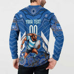Custom Blues Cockroaches Button Sweatshirt New South Wales Rugby