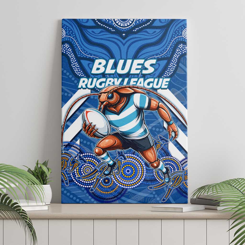 Custom Blues Cockroaches Canvas Wall Art New South Wales Rugby