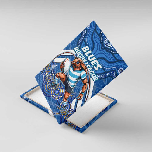 Custom Blues Cockroaches Canvas Wall Art New South Wales Rugby