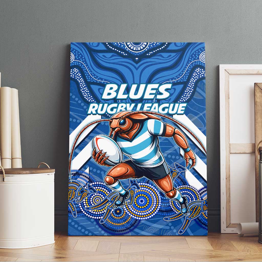 Custom Blues Cockroaches Canvas Wall Art New South Wales Rugby