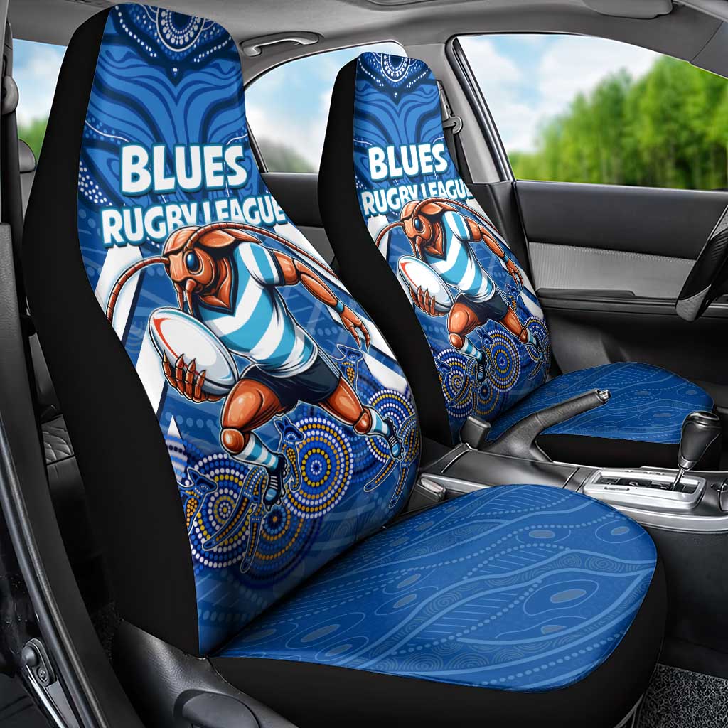 Custom Blues Cockroaches Car Seat Cover New South Wales Rugby