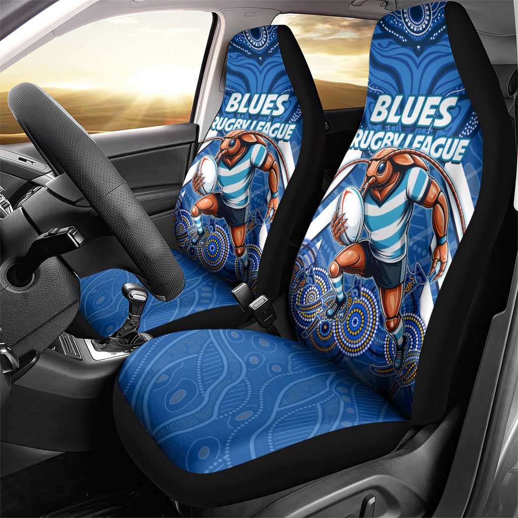 Custom Blues Cockroaches Car Seat Cover New South Wales Rugby