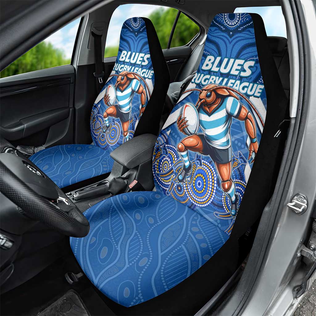 Custom Blues Cockroaches Car Seat Cover New South Wales Rugby
