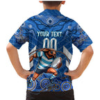 Custom Blues Cockroaches Family Matching Mermaid Dress and Hawaiian Shirt New South Wales Rugby