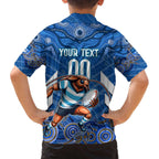 Custom Blues Cockroaches Family Matching Puletasi and Hawaiian Shirt New South Wales Rugby