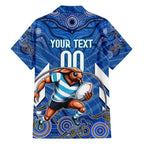 Custom Blues Cockroaches Family Matching Summer Maxi Dress and Hawaiian Shirt New South Wales Rugby