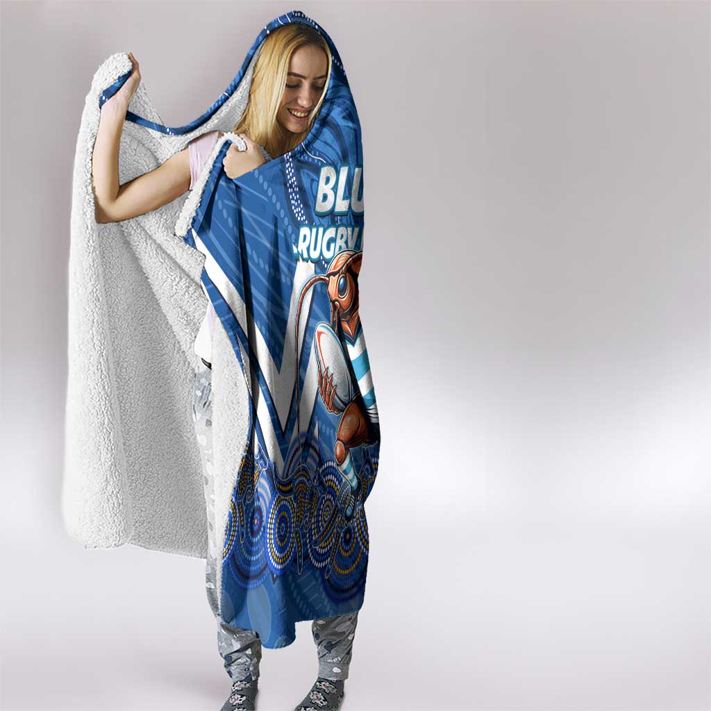 Custom Blues Cockroaches Hooded Blanket New South Wales Rugby