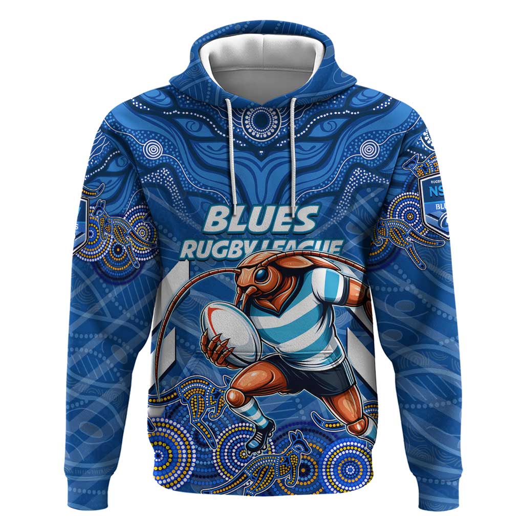 Custom Blues Cockroaches Hoodie New South Wales Rugby