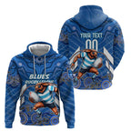 Custom Blues Cockroaches Hoodie New South Wales Rugby