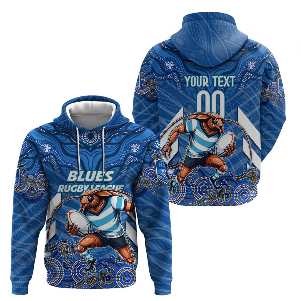 Custom Blues Cockroaches Hoodie New South Wales Rugby