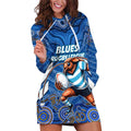 Custom Blues Cockroaches Hoodie Dress New South Wales Rugby