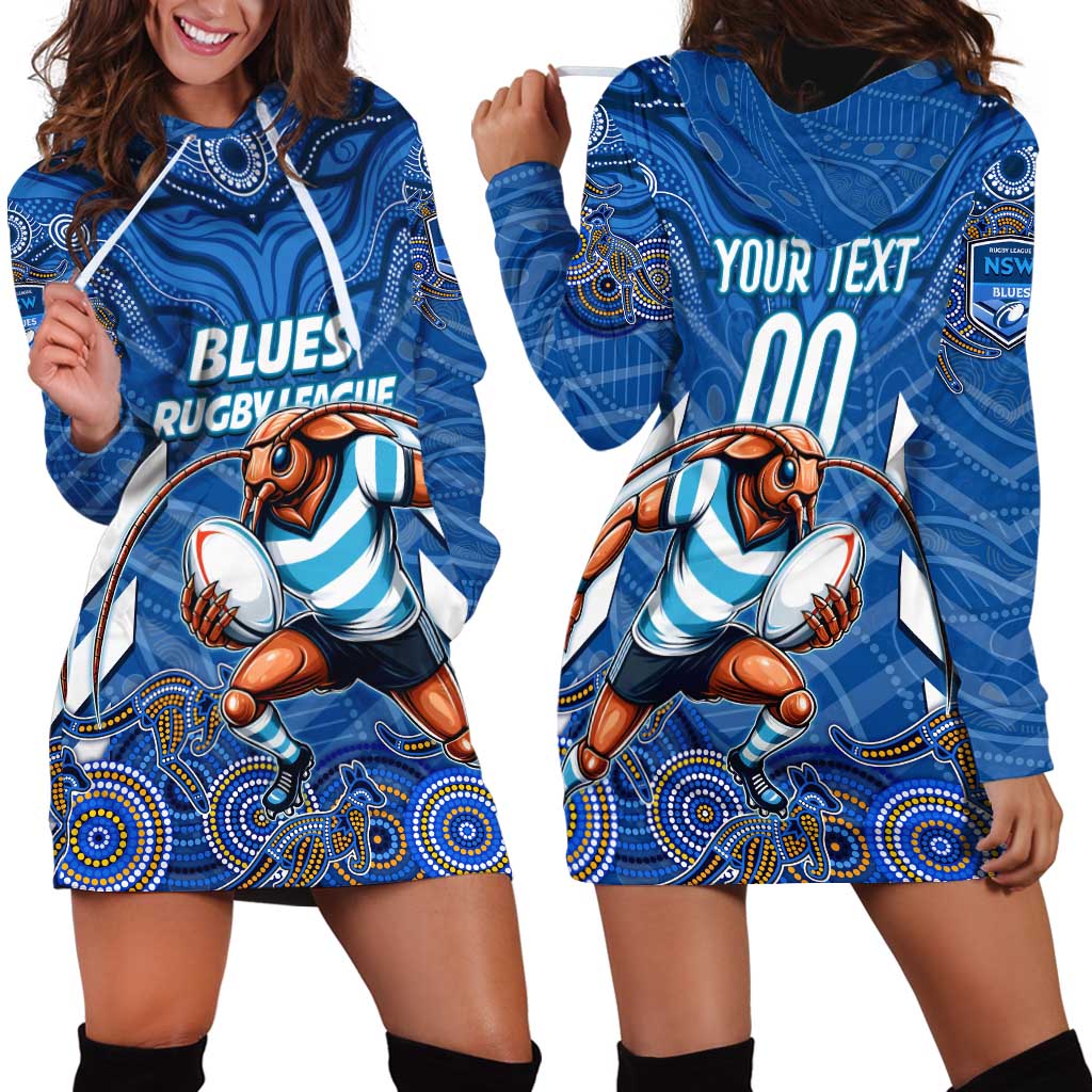 Custom Blues Cockroaches Hoodie Dress New South Wales Rugby