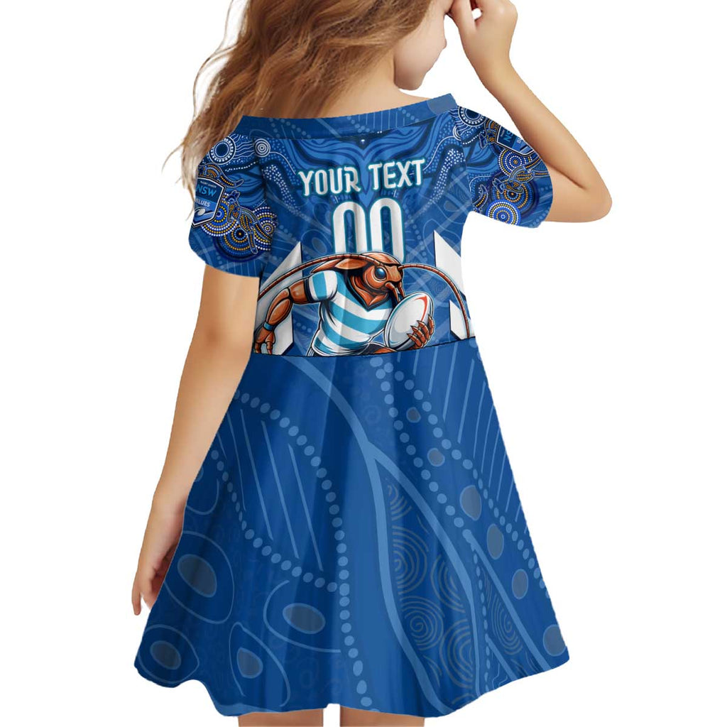 Custom Blues Cockroaches Kid Short Sleeve Dress New South Wales Rugby