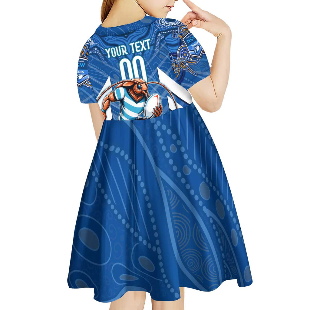 Custom Blues Cockroaches Kid Short Sleeve Dress New South Wales Rugby