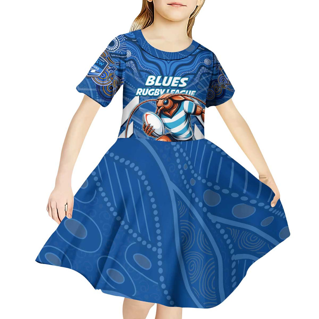 Custom Blues Cockroaches Kid Short Sleeve Dress New South Wales Rugby