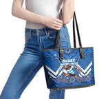 Custom Blues Cockroaches Leather Tote Bag New South Wales Rugby