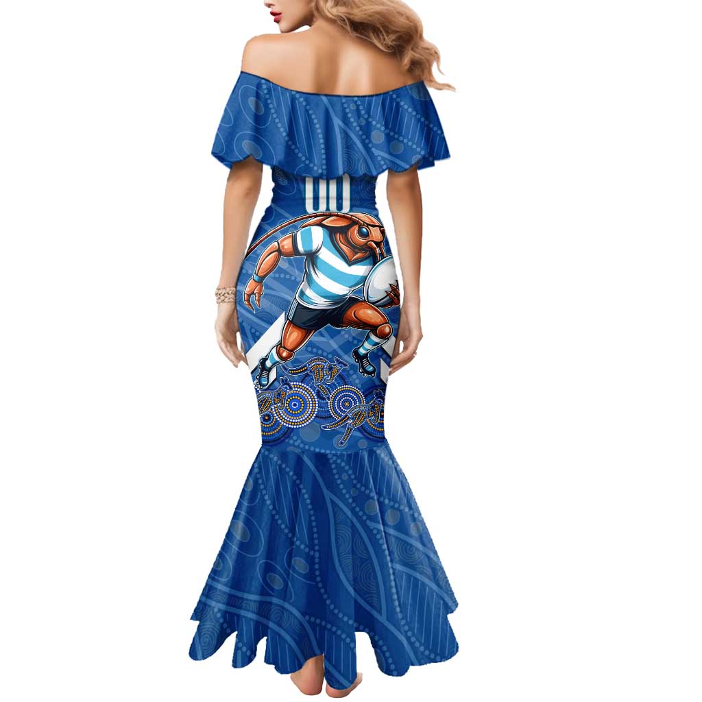 Custom Blues Cockroaches Mermaid Dress New South Wales Rugby