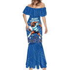 Custom Blues Cockroaches Mermaid Dress New South Wales Rugby