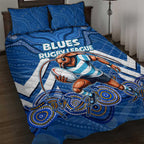 Custom Blues Cockroaches Quilt Bed Set New South Wales Rugby