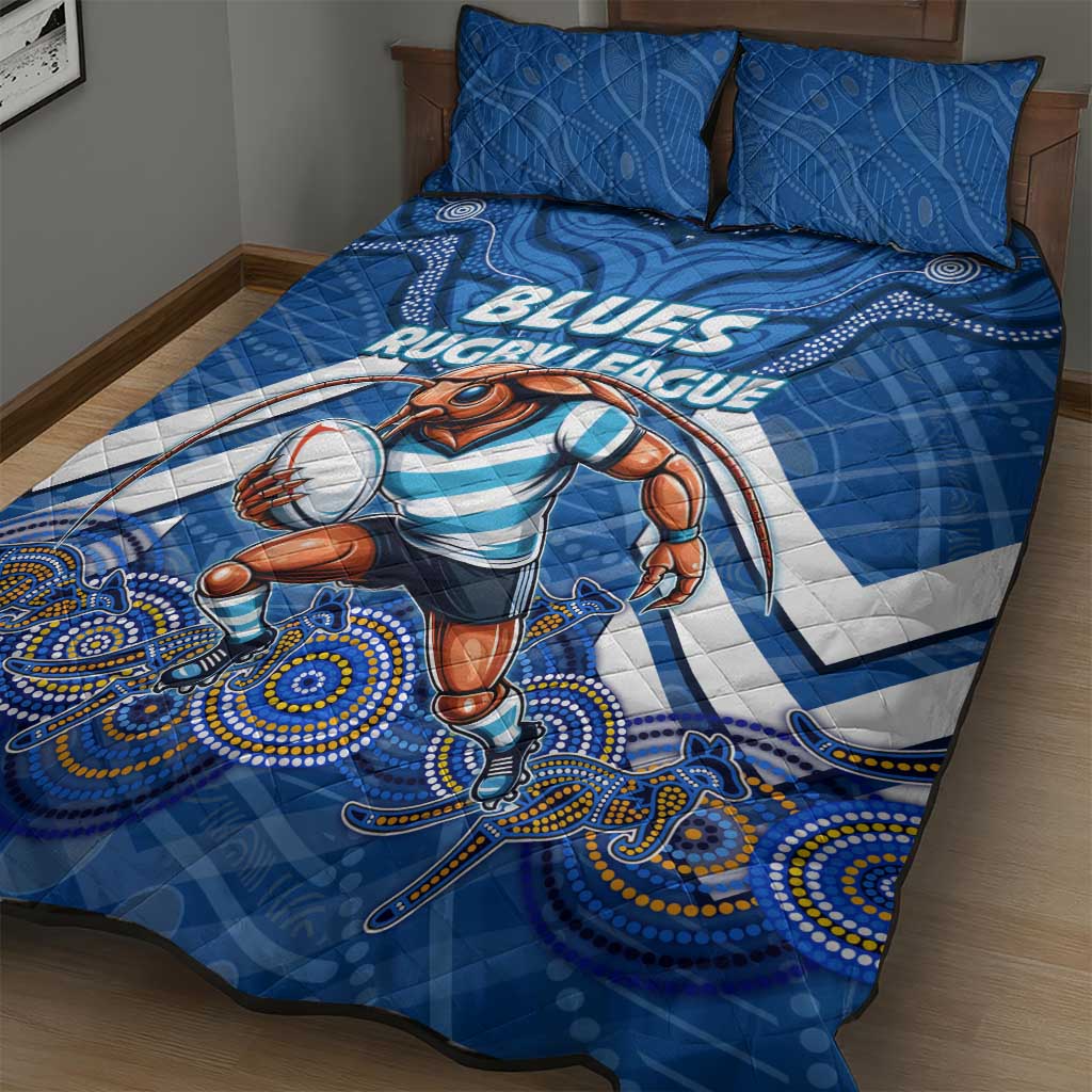 Custom Blues Cockroaches Quilt Bed Set New South Wales Rugby