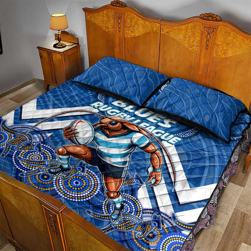 Custom Blues Cockroaches Quilt Bed Set New South Wales Rugby