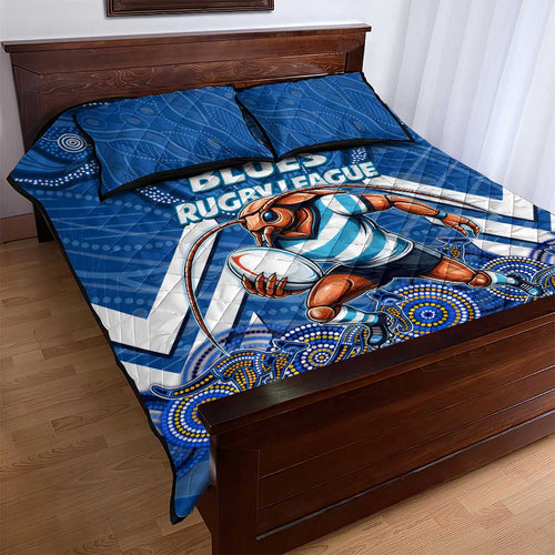 Custom Blues Cockroaches Quilt Bed Set New South Wales Rugby