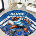 Custom Blues Cockroaches Round Carpet New South Wales Rugby