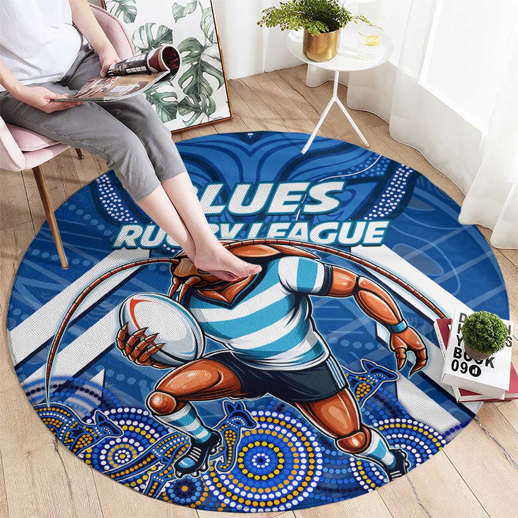 Custom Blues Cockroaches Round Carpet New South Wales Rugby