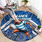 Custom Blues Cockroaches Round Carpet New South Wales Rugby