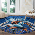 Custom Blues Cockroaches Round Carpet New South Wales Rugby