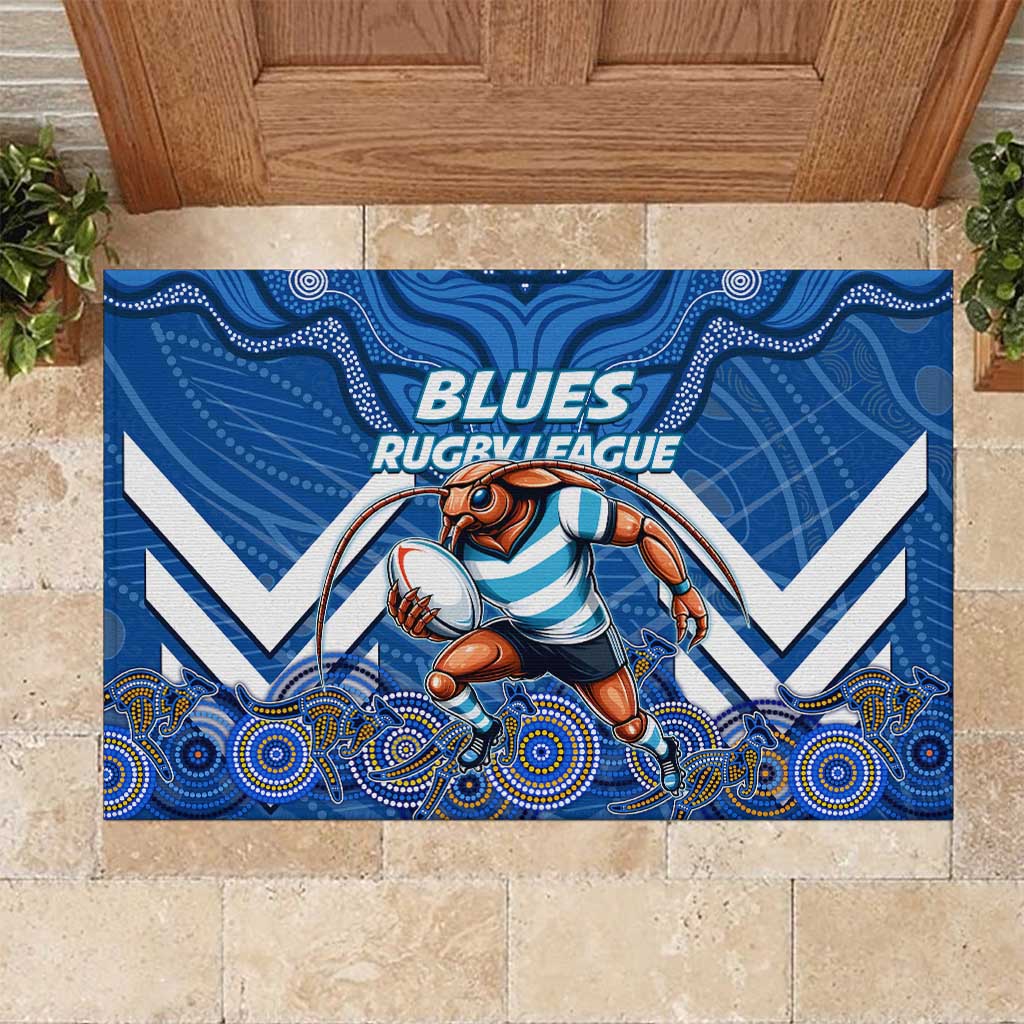 Custom Blues Cockroaches Rubber Doormat New South Wales Rugby