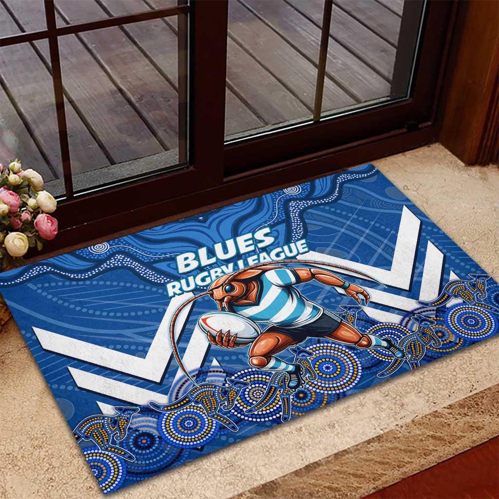 Custom Blues Cockroaches Rubber Doormat New South Wales Rugby