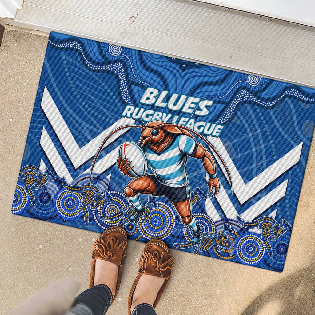 Custom Blues Cockroaches Rubber Doormat New South Wales Rugby