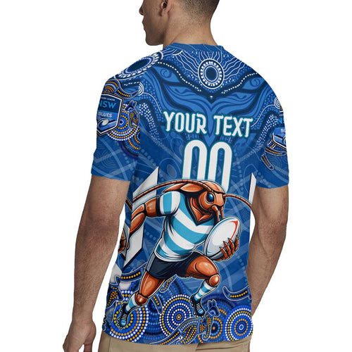 Custom Blues Cockroaches Rugby Jersey New South Wales Rugby