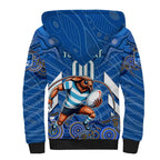 Custom Blues Cockroaches Sherpa Hoodie New South Wales Rugby