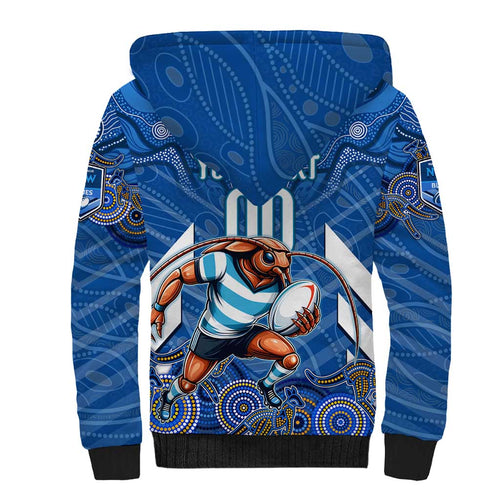 Custom Blues Cockroaches Sherpa Hoodie New South Wales Rugby