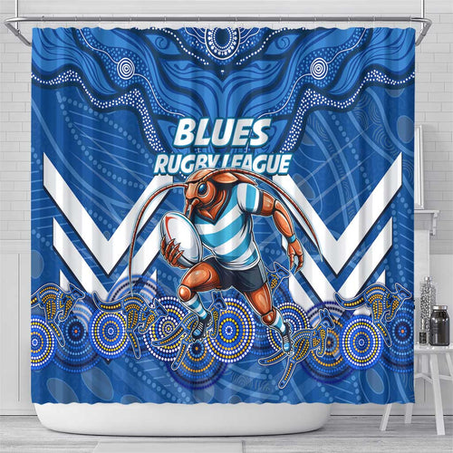 Custom Blues Cockroaches Shower Curtain New South Wales Rugby