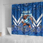 Custom Blues Cockroaches Shower Curtain New South Wales Rugby