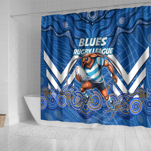 Custom Blues Cockroaches Shower Curtain New South Wales Rugby