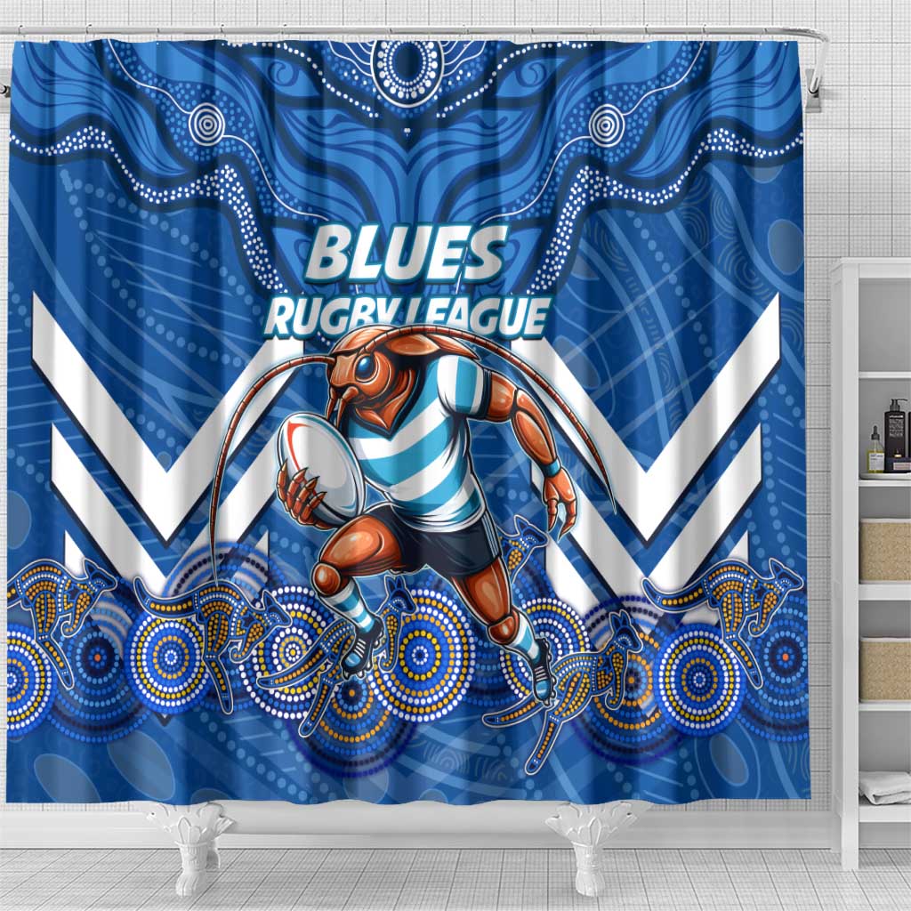 Custom Blues Cockroaches Shower Curtain New South Wales Rugby